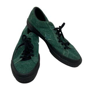 Converse X Stussy Unisex One Star Low Top Sneakers Mens 8/ Womens 10 Green Suede